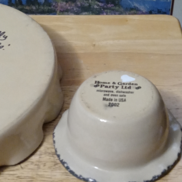 🇺🇸Home & Garden Party Chip and Dip🍜 🍱Set,Like🆕,Nice Gift Made in USA 2002 - Picture 3 of 16